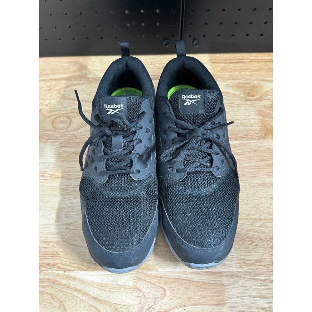 Reebok RB4041 Black Memory Tech Safety Comp steel Toe Lace-Up Shoes Men's 9.5